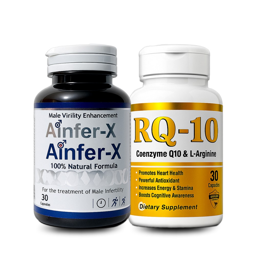 Ainfer-X + RQ10 Ainfer-X Male Virility Enhancement + RQ-10 For Healthy Heart Offer - Image 1